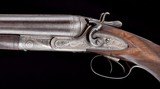 Rare fine original condition J.P. Clabrough 8ga hammer shotgun - fine high grade gun in original condition