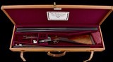 Fabulous and rare Parker CHE 20ga factory 2 Brl set with case - rare special order gun with fantastic PGCA Research letter- Great Provenance! - 3 of 19