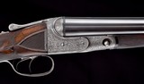 Beautiful and rare early Parker AAHE 12ga Pigeon Gun - Factory Inscribed to noted Washington, D.C. retailer William Wagner - Very rare Parker! - 1 of 14