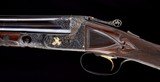 Spectacular Richard Roy Engraved, Carved, and Gold Inlaid Parker Repro A-1 Special 12ga With Case - 2 of 14