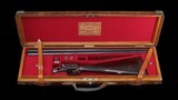 Superb high original condition W.J. Jeffery Full Sidelock 20ga Game Gun with oak and leather case - 3 of 14