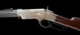 Amazing Silver Plated & Nimschke Signed & engraved Henry Rifle- Super investment grade Henry!
