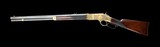 Amazing factory gold & silver plated factory engraved Winchester 1866 rifle - Accompanied by Cody Letter - 8 of 10