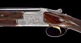 Incredible Cased Browning Superlight Superposed D4 Exhibition 20ga & 28ga 2 brl set- A super work of art engraved by Vranken- Must See! - 2 of 19