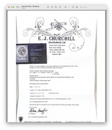 Stunning near mint all original E.J. Churchill Imperial Model SLE 20ga W/case and factory letter - appears as new and unfired! - 15 of 15