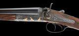 Beautiful Walter Koluch engraved and gold inlaid Steel barrel Army & Navy 20ga hammer gun - 2 of 13