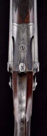 A superb Parker Grade 6 10ga hammer gun - choice original condition w/Spectacular stock carving! - 5 of 19