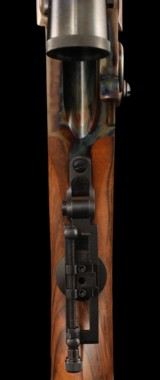 Fantastic Dakota Sharps Rifle .38-55 with adjustable peep sight and MVA 6x scope - 3 of 8