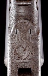 Truly spectacular and finest engraved Parker AHE 20ga- A superior example of Parker's Finest Game Scene engraving! - 7 of 17