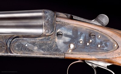 Super Cool Custom Built SLE 12 Bore by Famed Restoration Specialist & Gun Builder Neil Hermsen- W/Case - Image 4 of 15