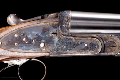 Super Cool Custom Built SLE 12 Bore by Famed Restoration Specialist & Gun Builder Neil Hermsen- W/Case