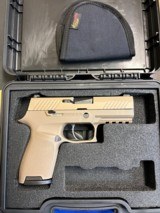 As new Sig Sauer P320 Compact 9mm with case and acorn holster - 1 of 2