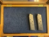 As new Colt 1911 100th Anniversary Tier III .45 with box and glass case - 4 of 6