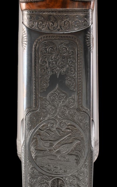 Gorgeous Ulrich Engraved Winchester Model 21-6 20ga w/Cody Letter - Image 5 of 14