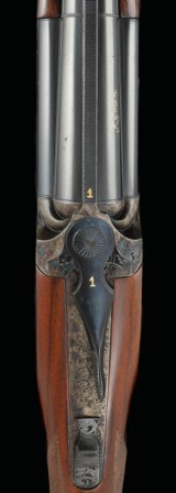 Superb Kemen KM4 20ga Matched Pair with case- Special Ordered with 32" barrels and ornamental engraved! - 4 of 25