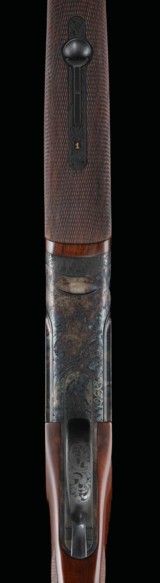 Superb Kemen KM4 20ga Matched Pair with case- Special Ordered with 32" barrels and ornamental engraved! - 5 of 25
