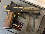 Browning D-Day Commemorative High Power Semi-Automatic Pistol with original case, pouch, paperwork- As new and unfired! - 2 of 6