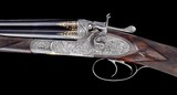 The Finest Piotti Terzi Engraved Monaco 3 Extra 12ga 2 brl set Pigeon Gun w/case- - 2 of 18