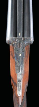 Fabbri Best Quality Pair - 12ga Self opening SXS guns Engraved in Rose and Scroll by Iora - 17 of 25