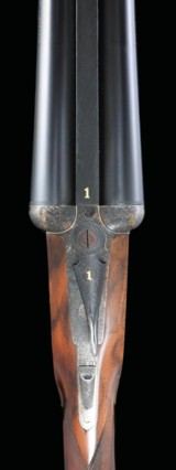 Fabbri Best Quality Pair - 12ga Self opening SXS guns Engraved in Rose and Scroll by Iora - 4 of 25
