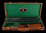 Superior Parker Reproductions DHE 28, 28, and .410 3 brl set W/case - FANTASTIC wood! - 1 of 21