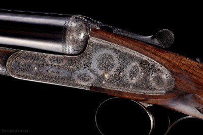 Stunning "Between the wars" Boss & Co. Best Quality 20ga SXS engraved by Sumner W/ case - Image 5 of 16