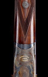 Truly incredible Ken Hunt Rose & Scroll Engraved Self Opening James Purdey .410bore SXS W/makers case & Impeccable Provenance! - 5 of 13