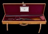 Rare factory Parker CHE 20ga 2 brl set W/ case- Special ordered with floral engraving and no rib extension- Great PGCA letter! - 15 of 16