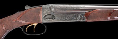 Unique CSMC Model 21-6 20ga 2 brl set w/ case- Built for Tungsten Shot and Maximum long range Turkey Shooting & Field Use - Image 1 of 14