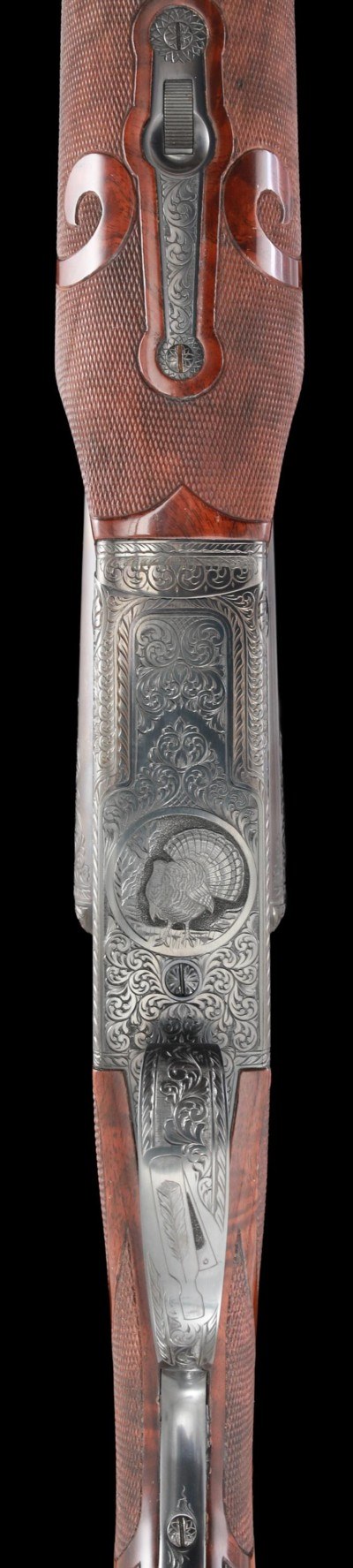 Unique CSMC Model 21-6 20ga 2 brl set w/ case- Built for Tungsten Shot and Maximum long range Turkey Shooting & Field Use - Image 4 of 14