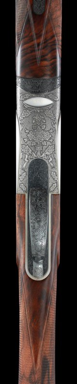 Badallini Engraved Perazzi SCO Sideplate 20ga w/ case and tubes Circa 1996 - 4 of 13