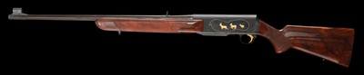 Near mint Lewanczyk engraved Browning BAR Grade V .30-06 w/ numbers matching box - Image 11 of 11
