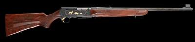 Near mint Lewanczyk engraved Browning BAR Grade V .30-06 w/ numbers matching box - Image 10 of 11