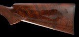 Truly exceptional all original J. Baerten engraved Browning Superposed Midas Grade 20ga Field Choked 2 brl set with case - Image 5 of 12