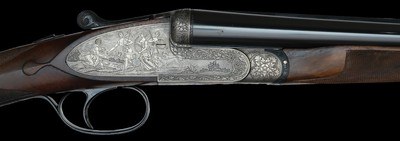Sabatti engraved Famars 28ga Diana themed Game Gun W/case - Image 1 of 7