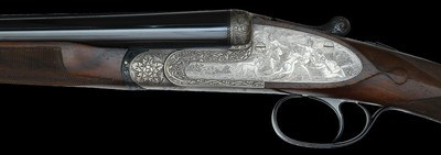 Sabatti engraved Famars 28ga Diana themed Game Gun W/case - Image 2 of 7