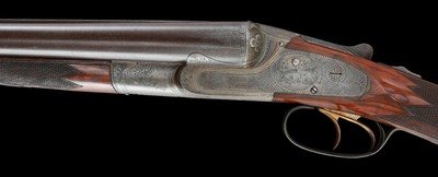 Fabulous and rare Lefever BE Grade 12ga 32" Damascus Barrels in superb all original condition!! - Image 2 of 13