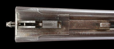 Fabulous and rare Lefever BE Grade 12ga 32" Damascus Barrels in superb all original condition!! - Image 9 of 13