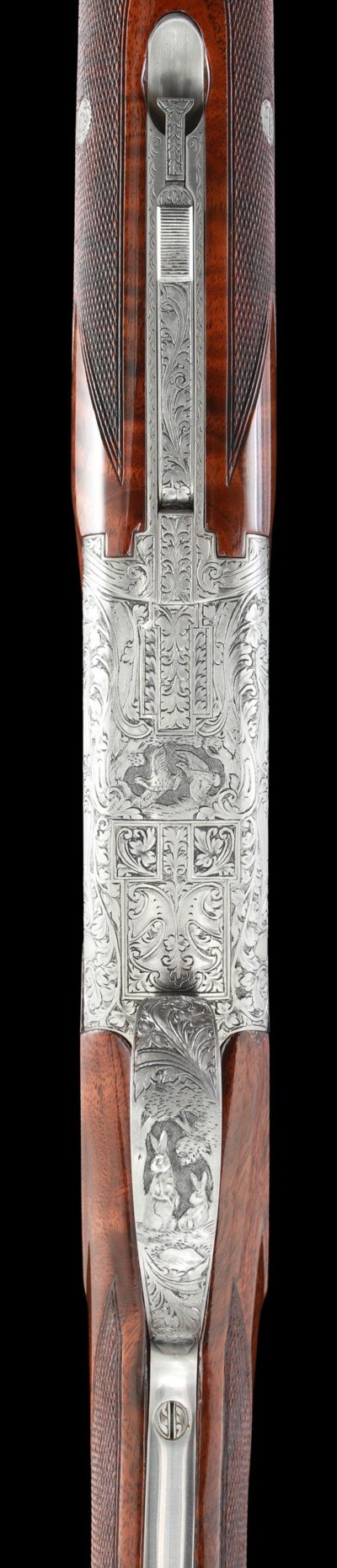 Fantastic early production Marechal Engraved Browning Superposed Superlight Diana Grade 20ga w/ case - Image 4 of 12