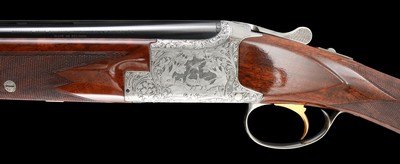 Fantastic early production Marechal Engraved Browning Superposed Superlight Diana Grade 20ga w/ case - Image 2 of 12