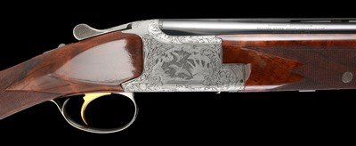 Fantastic early production Marechal Engraved Browning Superposed Superlight Diana Grade 20ga w/ case - Image 1 of 12