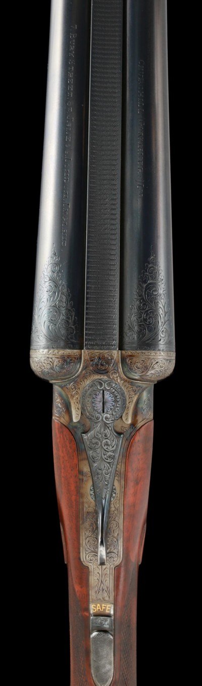 Extremely rare E.J. Churchill Self Opening Hercules Model - One of just 4 made in this configuration 12ga w/ case - Image 3 of 13