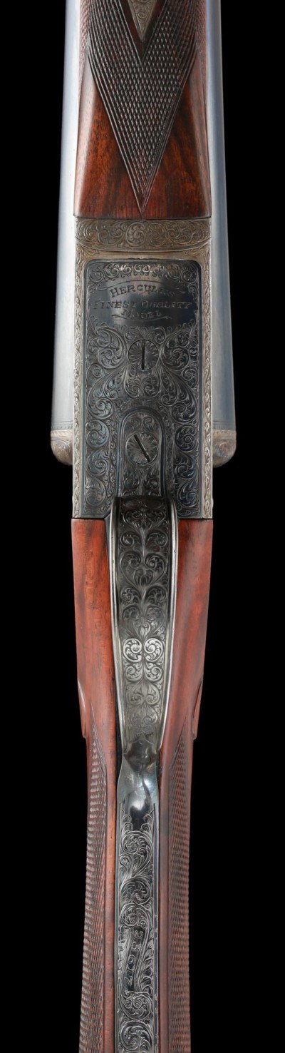 Extremely rare E.J. Churchill Self Opening Hercules Model - One of just 4 made in this configuration 12ga w/ case - Image 4 of 13