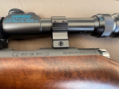 Near mint CZ 452-2E ZKM Rifle with Mannlicher stock - Image 3 of 8
