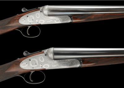 Absolutely fantastic true pair of Round Body Boss Best Quality 30" Lightweight 12ga Pair w/ case - Image 1 of 23
