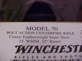 WIN 70 CLASSIC FEATHER WEIGHT 25WSSM - 1 of 4