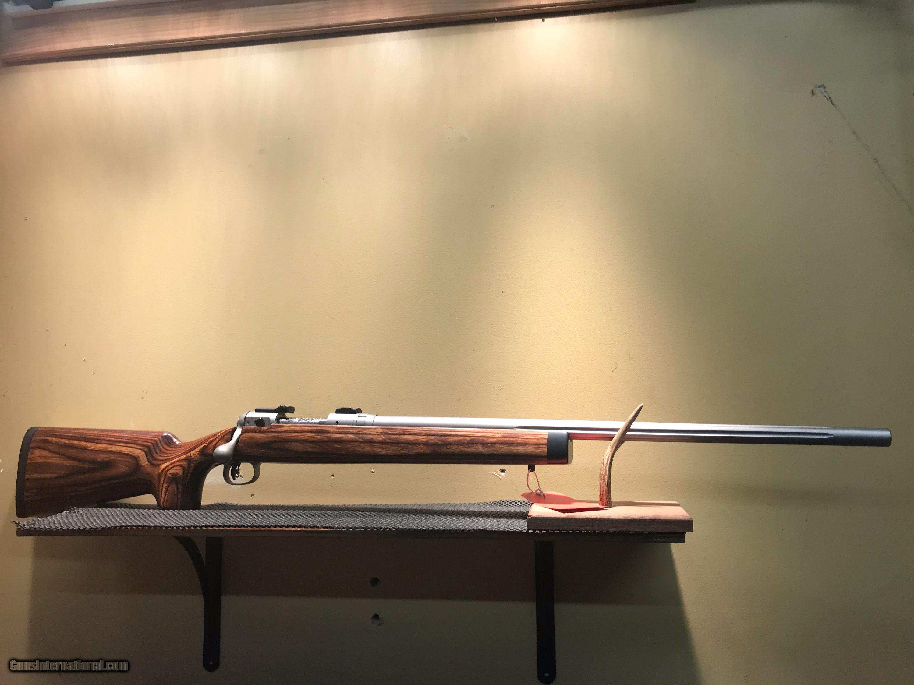 SAVAGE MODEL 12 HB SS 223 REM WOOD STOCK
