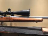 SAVAGE MODEL 12 HB SS 22-250 REM WOOD STOCK WITH SCOPE - 10 of 15