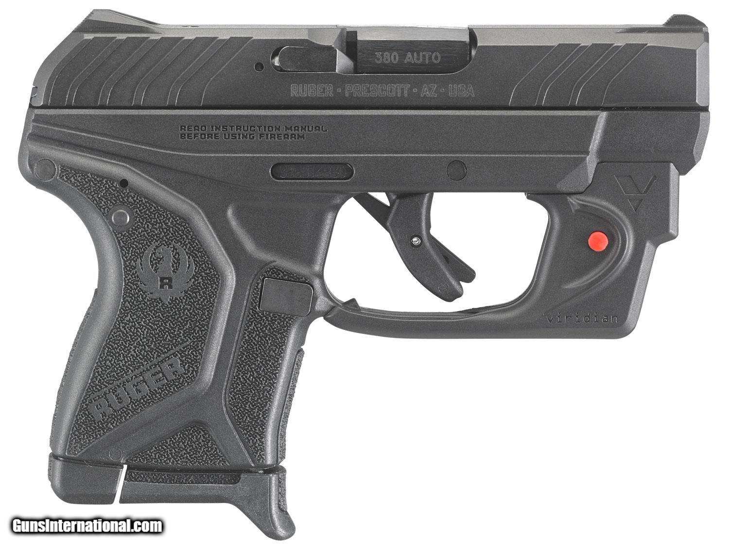 Ruger Lcp Ii W Viridian Red Laser Pistol 3758 380 Acp 9624