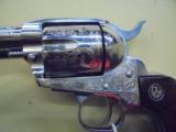 Ruger Limited Edition Engraved Vaquero Revolver 5157, 45 Colt - 5 of 12